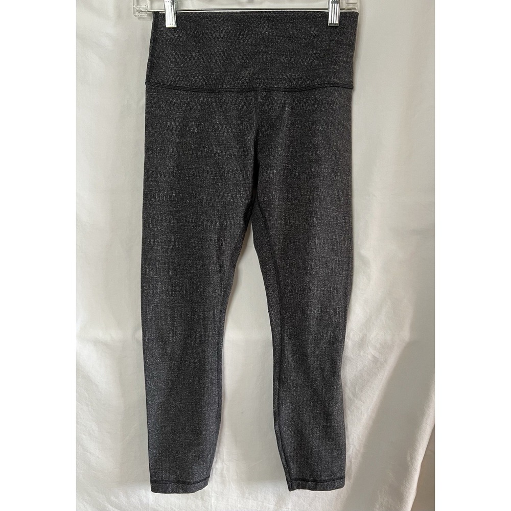 Lululemon Wunder Under Leggings Women's Size 8 Weathered Black